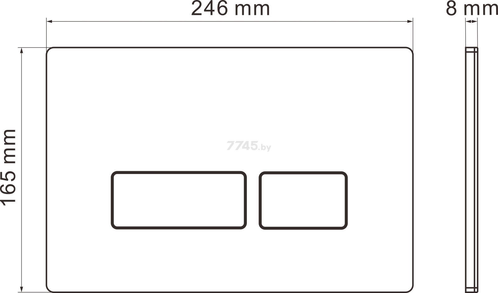 Унитаз с инсталляцией 6 в 1 ROXEN StounFix Slim (964800) - Фото 10