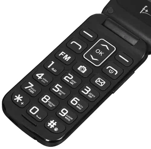Мобильный телефон F+ Flip 240 Black - Фото 11