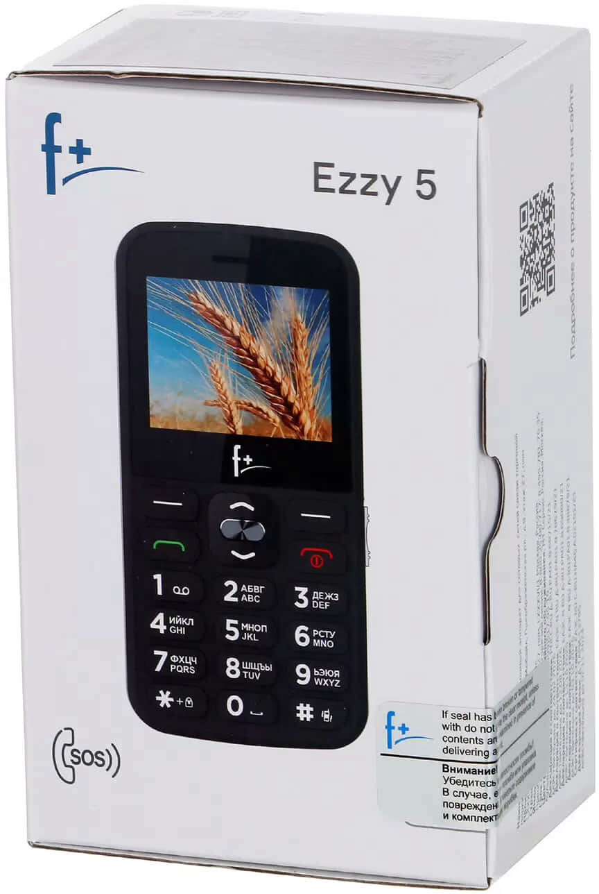 Мобильный телефон F+ Ezzy 5 Black - Фото 6