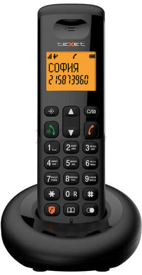 Радиотелефон TEXET TX-D4905A Черный