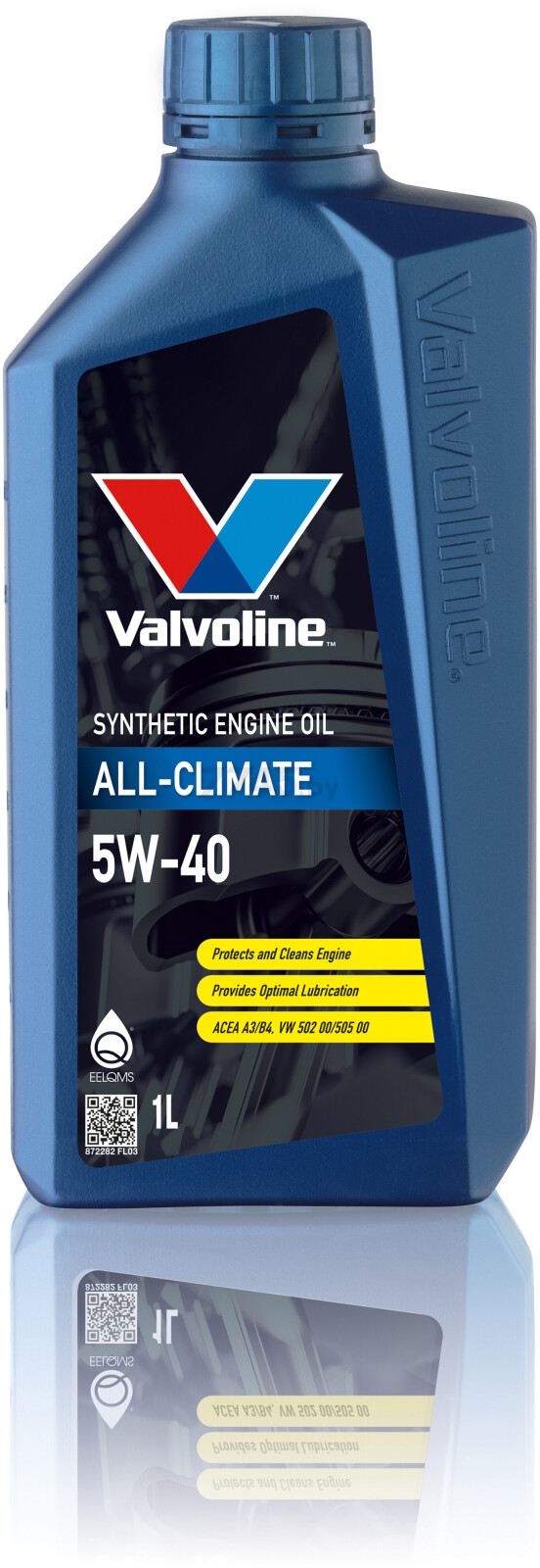 Моторное масло 5W40 синтетическое VALVOLINE All-Climate 1 л (872282)