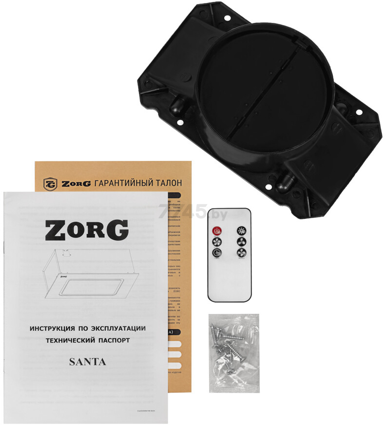 Вытяжка встраиваемая ZORG SANTA 850 60 S черная (SANTA 850 60 S BL) - Фото 10