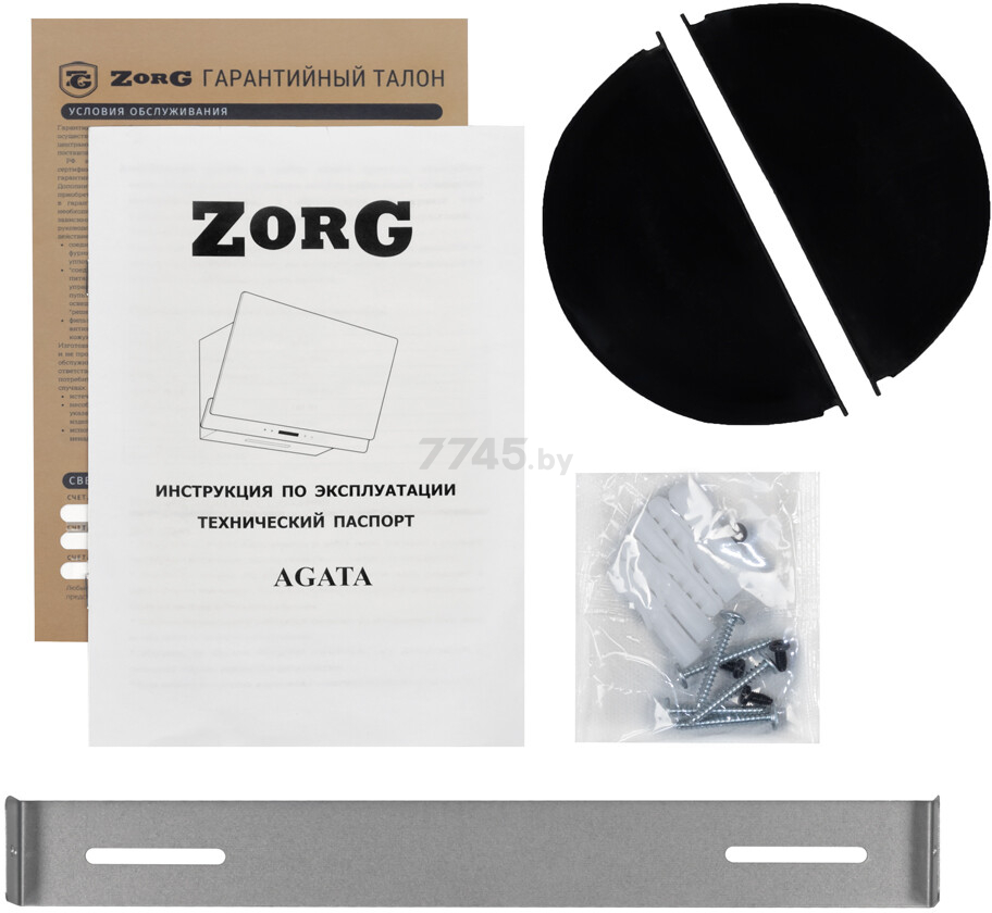 Вытяжка ZORG AGATA 1000 60 S черная (AGATA 1000 60 S BL) - Фото 8
