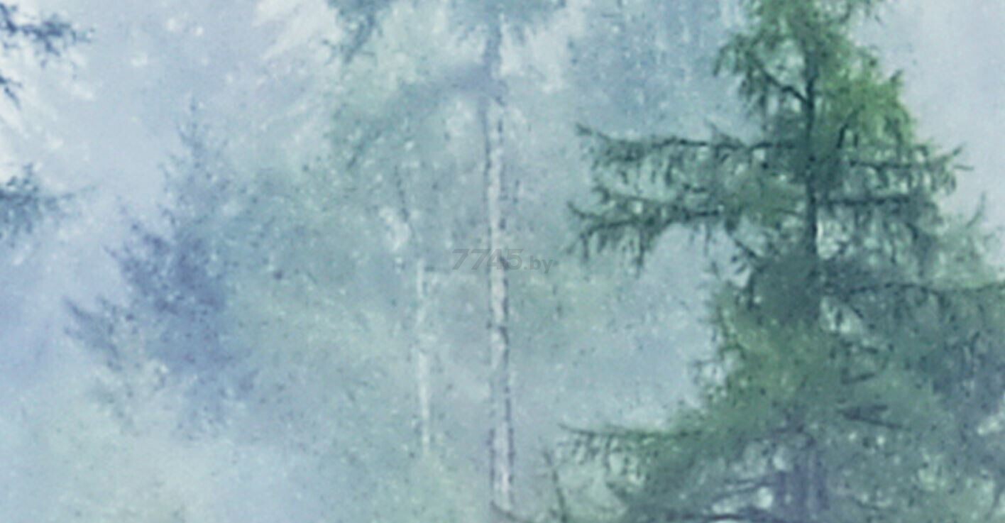 Фотообои флизелиновые ФАБРИКА ФРЕСОК Светлый туманный лес 200x265 см (12265) - Фото 5