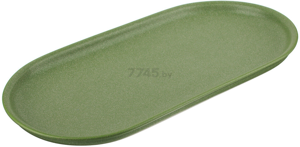 Блюдо керамическое овальное IVLEV CHEF Нео оливковый 36,5х19,5х2,5 см (816-322)