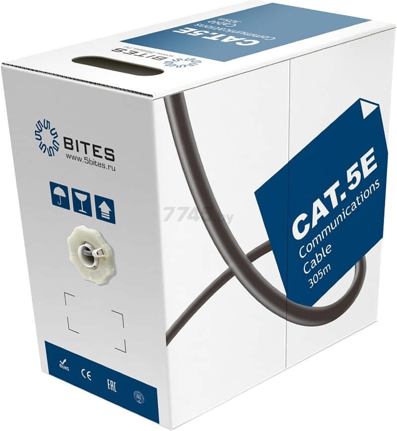 Кабель витая пара 5BITES FT5725-305A FTP cat. 5e 305m 