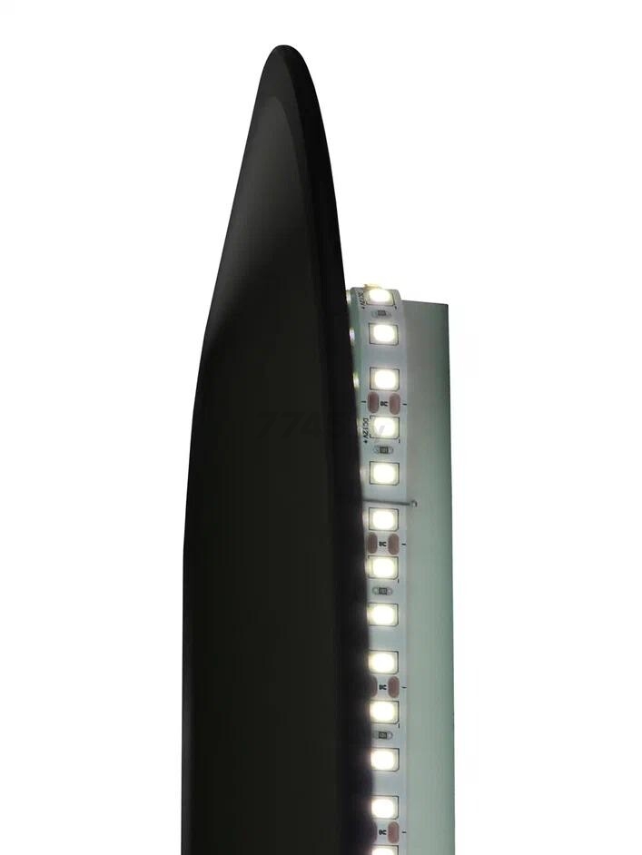 Зеркало для ванной с подсветкой КОНТИНЕНТ Torry Black LED 600x700 (ЗЛП1534) - Фото 5