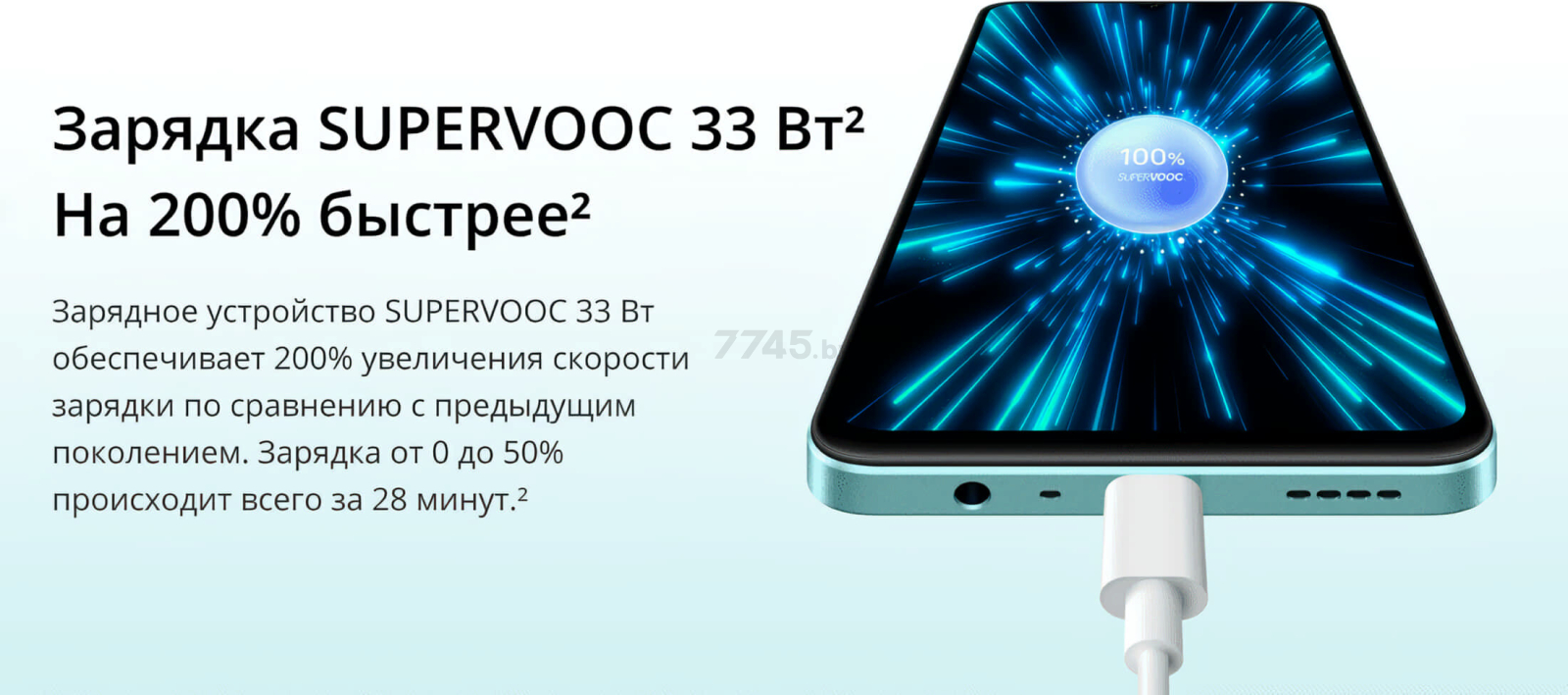 Смартфон REALME C51 4GB/128GB Mint Green (RMX3830) - Фото 20