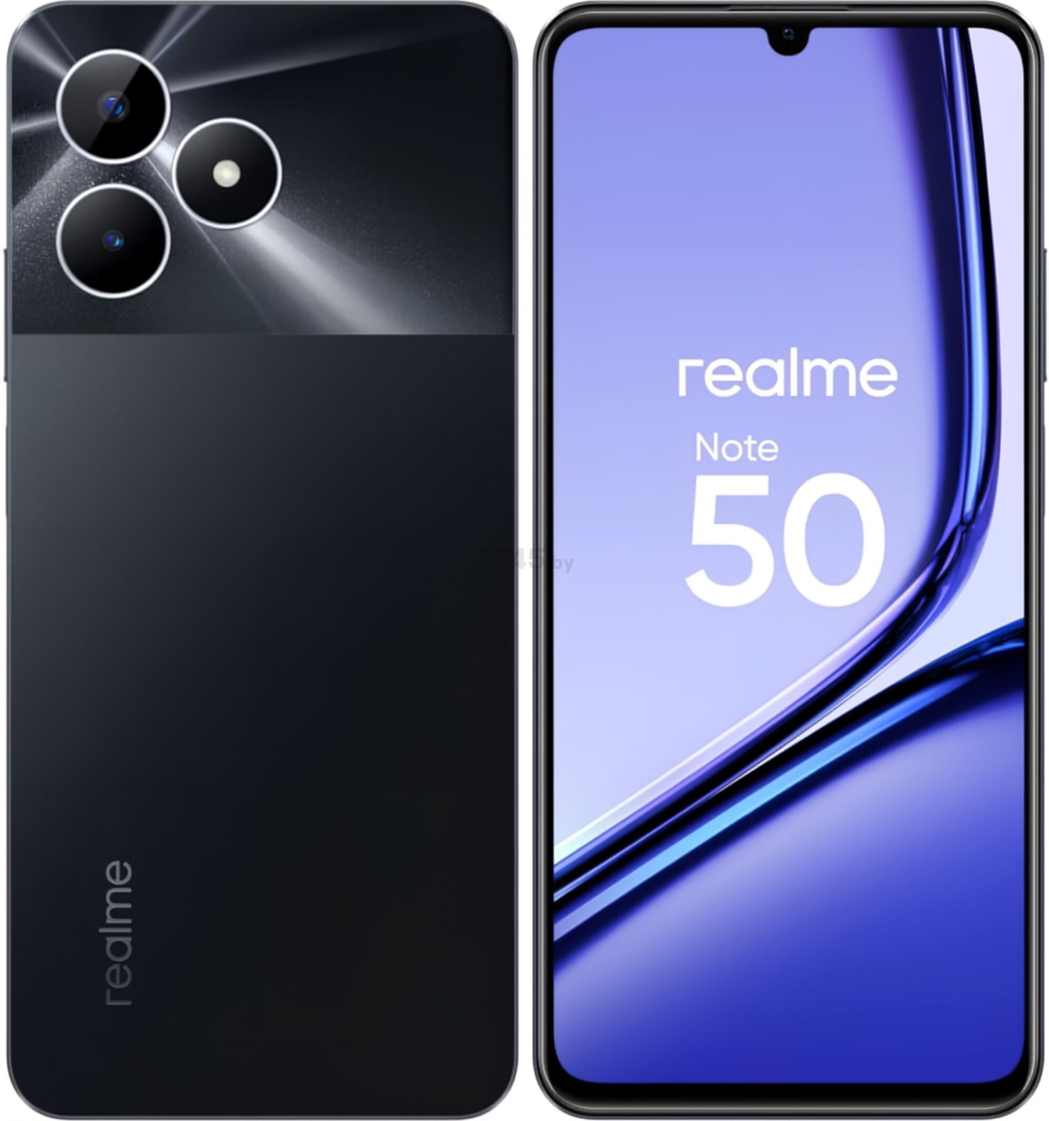 Смартфон REALME Note 50 4GB/128GB Midnight Black