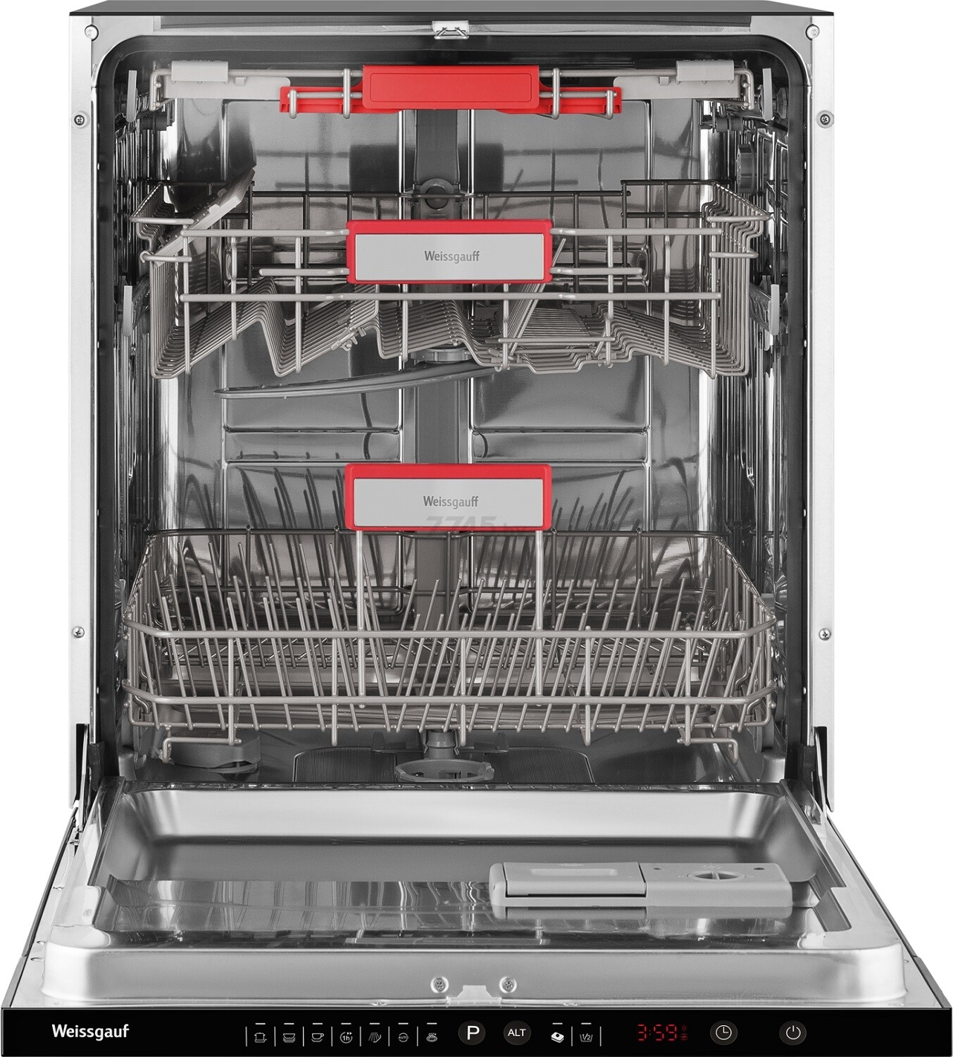 Машина посудомоечная встраиваемая WEISSGAUFF BDW 6036 D Infolight (BDW6036DInfolight) - Фото 3