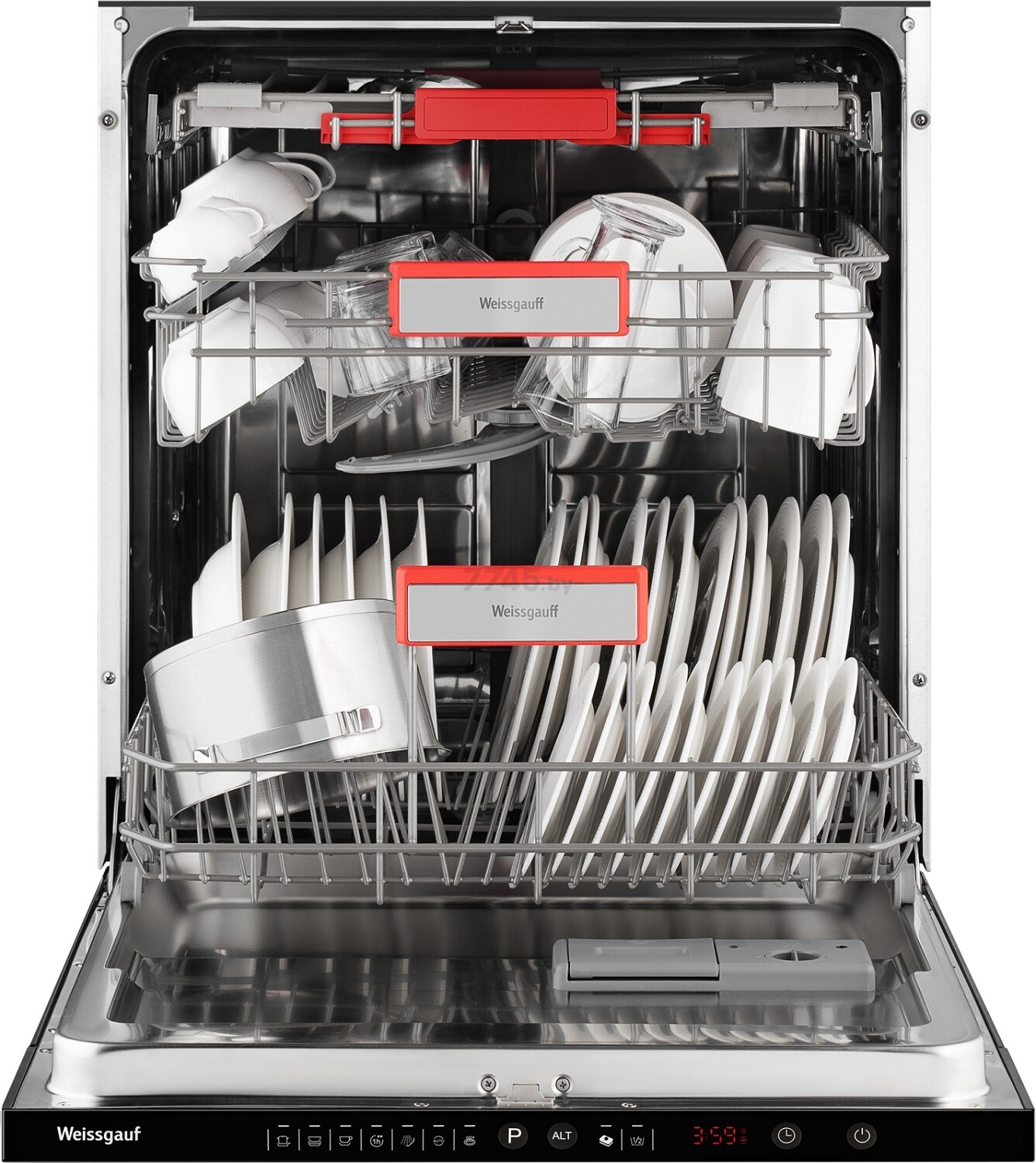 Машина посудомоечная встраиваемая WEISSGAUFF BDW 6036 D Infolight (BDW6036DInfolight) - Фото 4