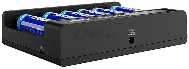 Зарядное устройство для аккумуляторов XTAR MC6C с USB, Type-C, DC кабелем - Фото 9