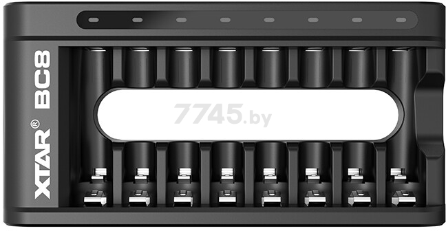 Зарядное устройство для аккумуляторов XTAR BC8 с Type-C кабелем - Фото 3