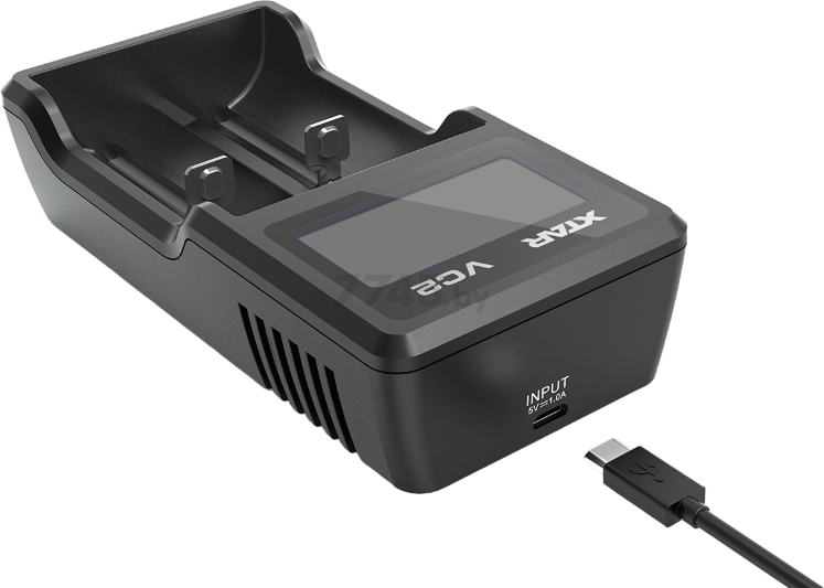 Зарядное устройство для аккумуляторов XTAR VC2 с USB кабелем - Фото 4