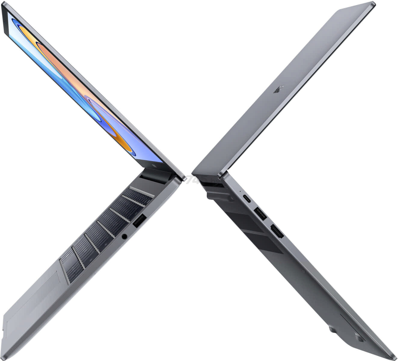 Ноутбук HONOR MagicBook X14 2023 FRI-F56 Space Gray (5301AFKC) - Фото 11