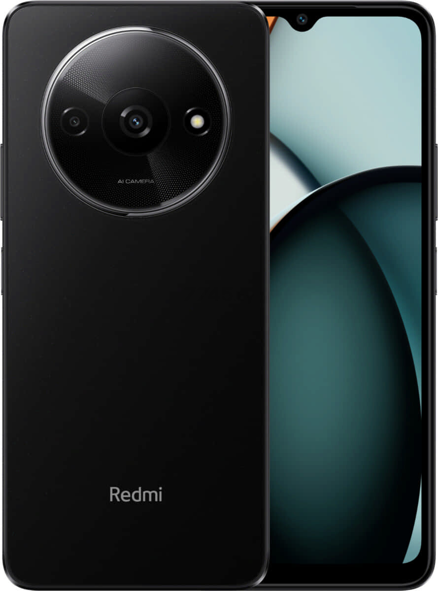 Смартфон XIAOMI Redmi A3 4GB/128GB Midnight Black (23129RN51X)