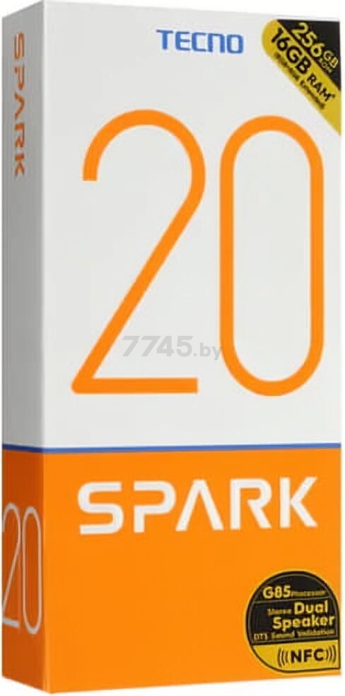 Смартфон TECNO Spark 20 8GB/256GB Magic Skin Blue - Фото 13