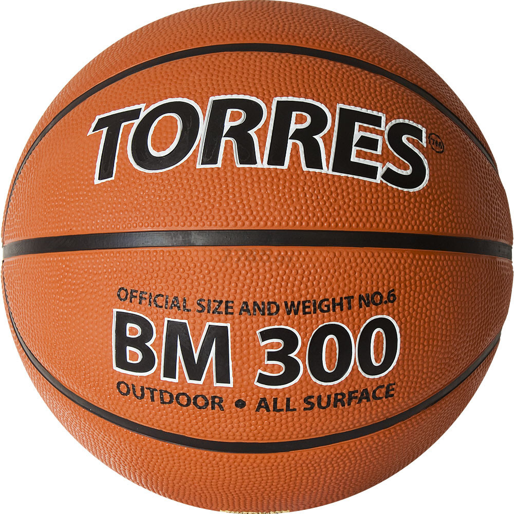 Баскетбольный мяч TORRES BM300 №6 (B02016) - Фото 2