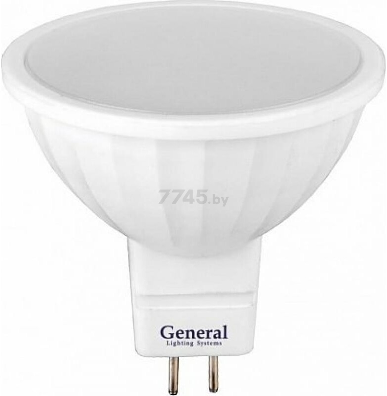 Лампа светодиодная GU5.3 GENERAL GLDEN-MR16-B-7-230-GU5.3-4000 (660155)