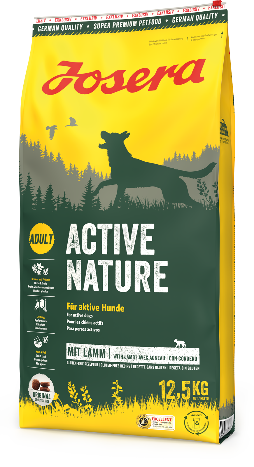 Сухой корм для собак JOSERA Active Nature 12,5 кг (1215)