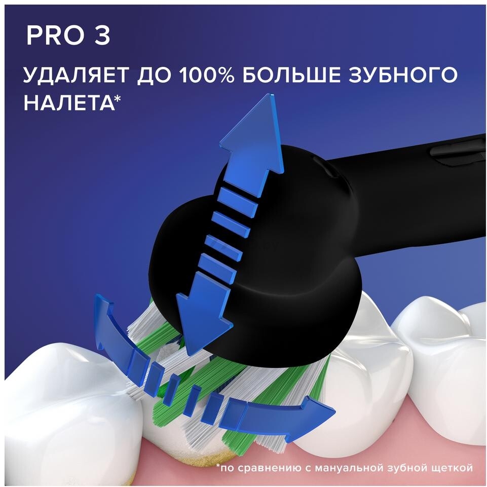 Зубная щетка электрическая ORAL-B Pro 3/D505.513.3X BK - Фото 3