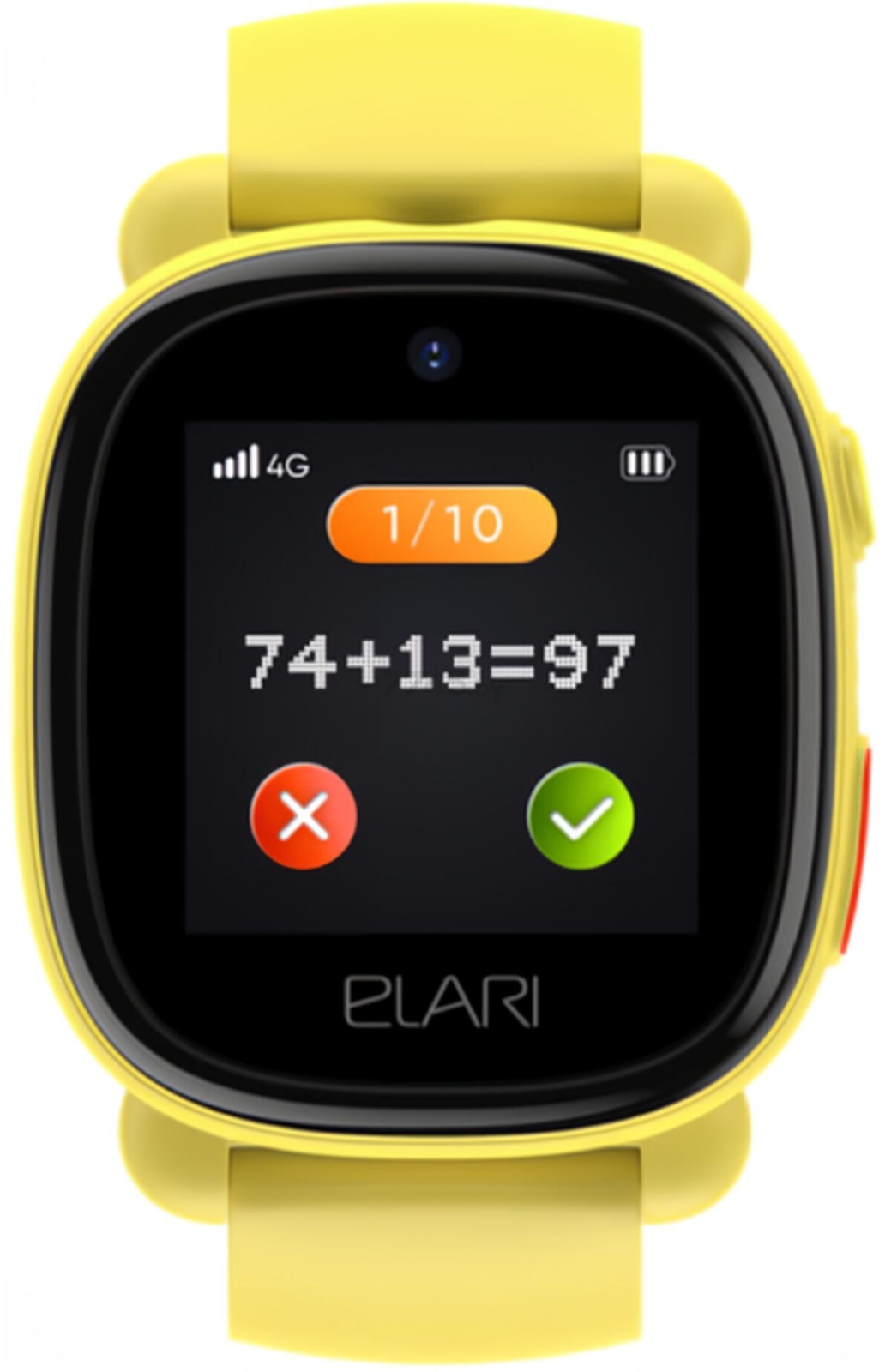 Умные часы детские ELARI KidPhone 4G Lite Yellow - Фото 11