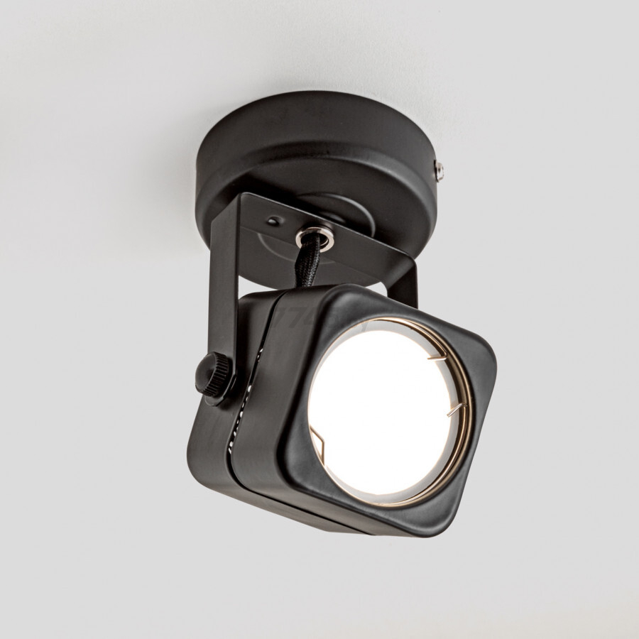 Светильник накладной поворотный GU5.3 50 Вт IMEX Simple черный (IL.0005.0100) - Фото 5