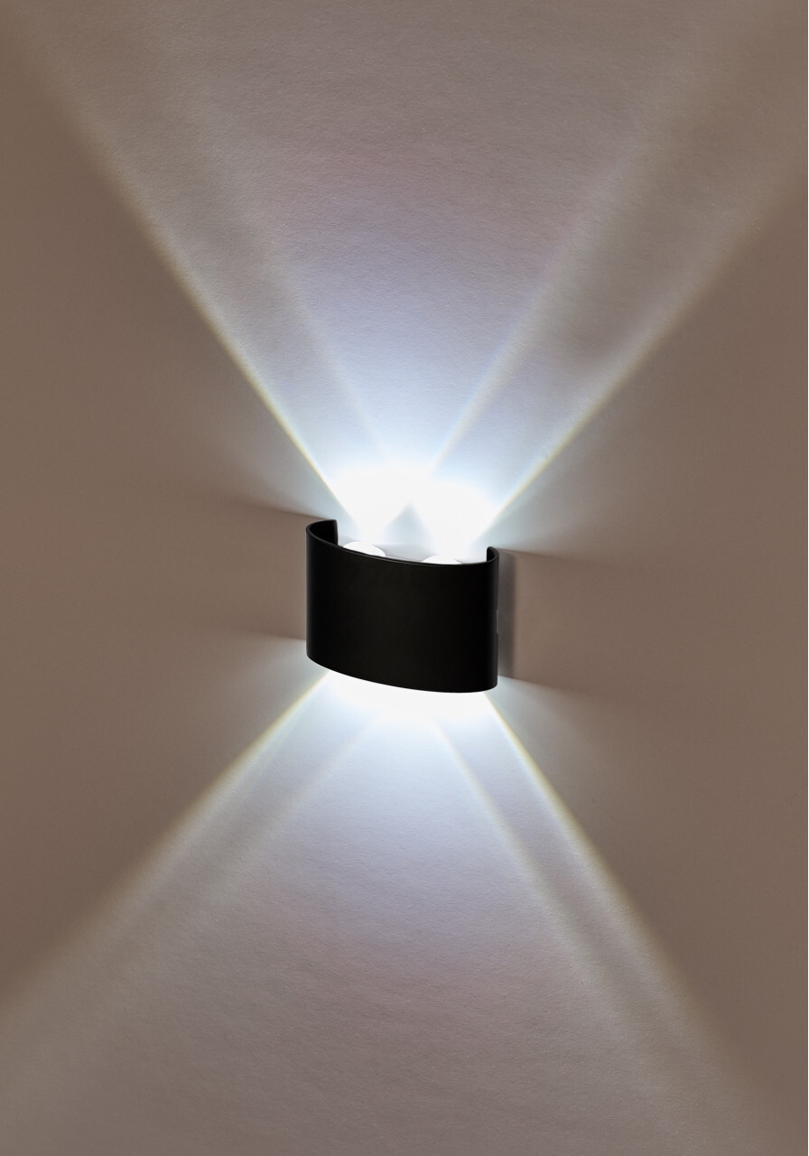Светильник накладной настенный 4x1 Вт 4200K IMEX Cross черный (IL.0014.0001-4 BK) - Фото 2