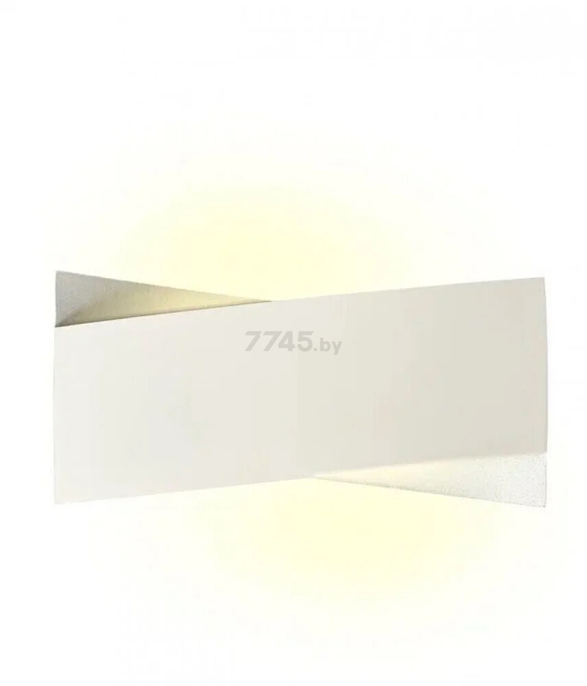 Светильник накладной настенный 2х5 Вт 4200K IMEX Geometry белый, серебро (IL.0014.0004 WH) - Фото 3
