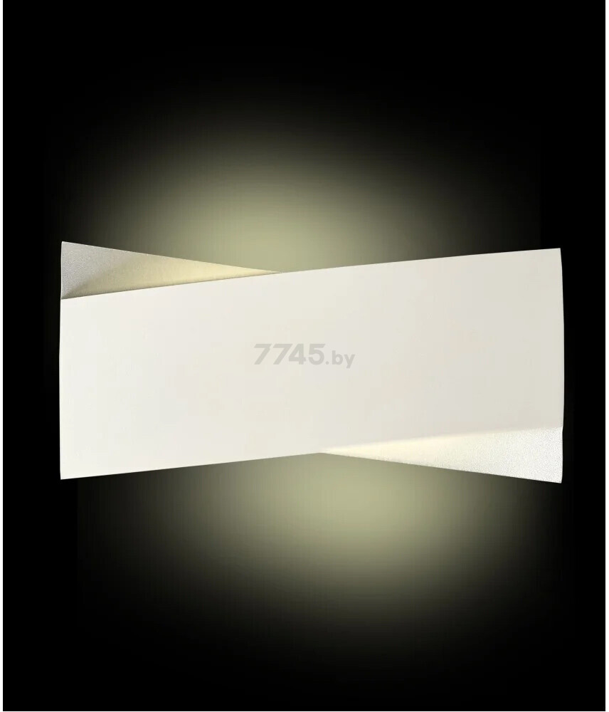 Светильник накладной настенный 2х5 Вт 4200K IMEX Geometry белый, серебро (IL.0014.0004 WH) - Фото 4
