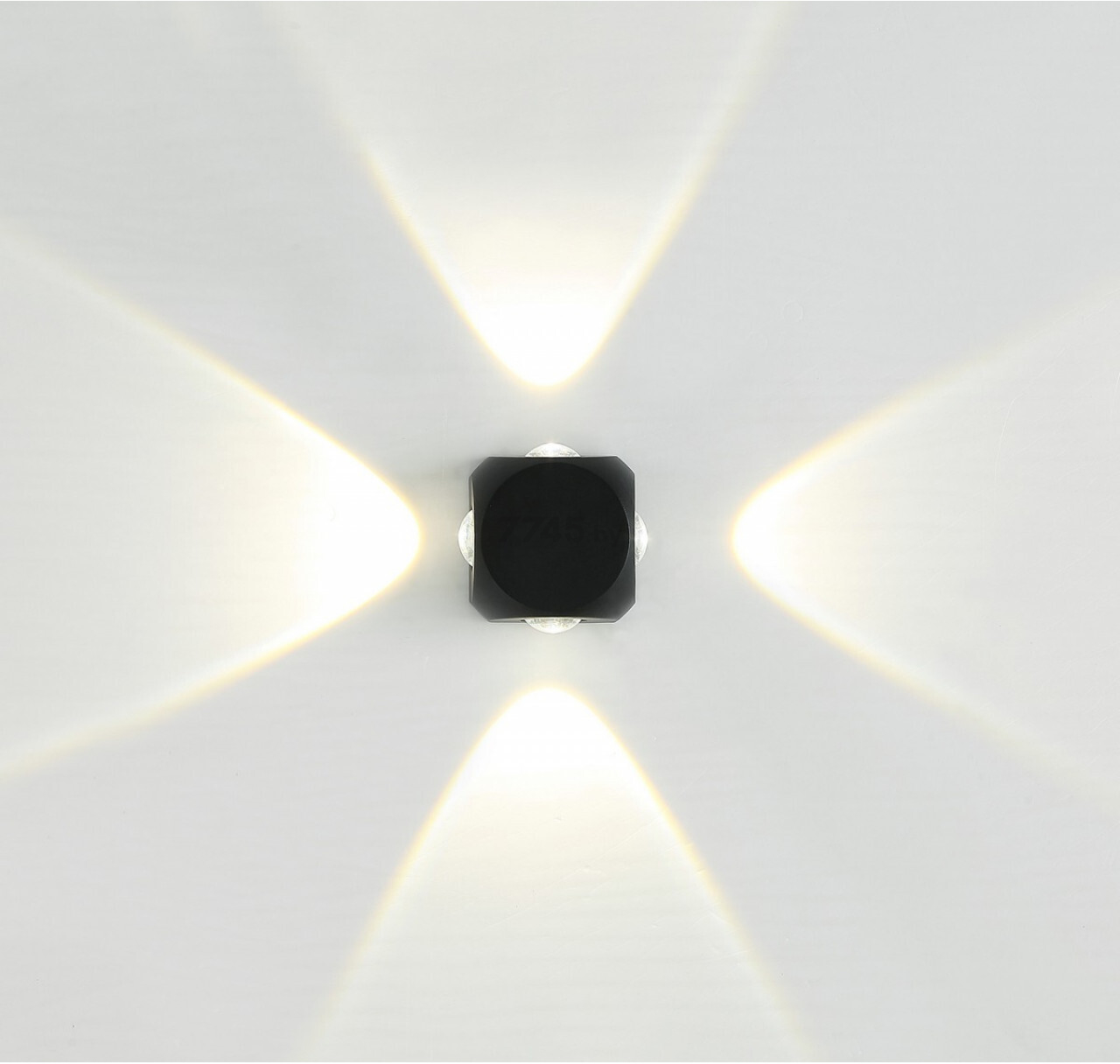 Светильник накладной настенный 4x2 Вт 4000K IMEX Cross черный (IL.0014.0016-4 BK) - Фото 2
