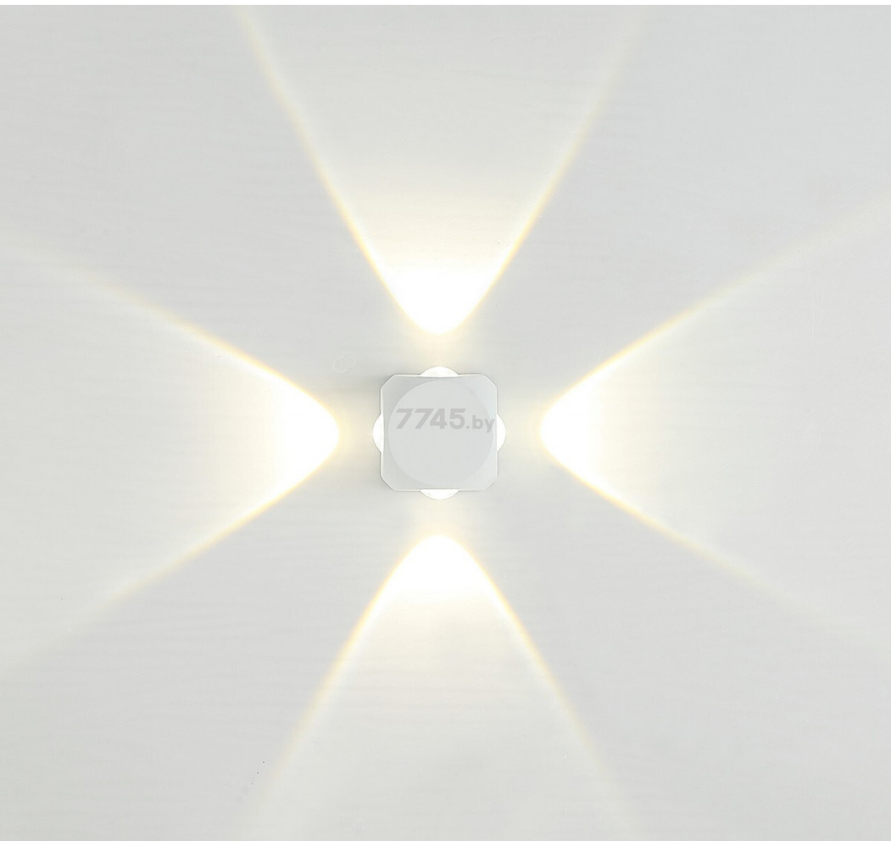Светильник накладной настенный 4x2 Вт 4000K IMEX Cross белый (IL.0014.0016-4 WH) - Фото 2