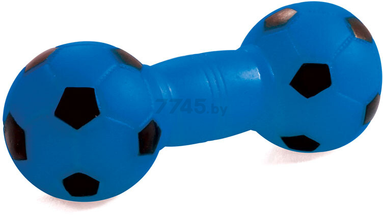 Игрушка для собак TRIOL Гантель футбольная 13 см (12101050) - Фото 2