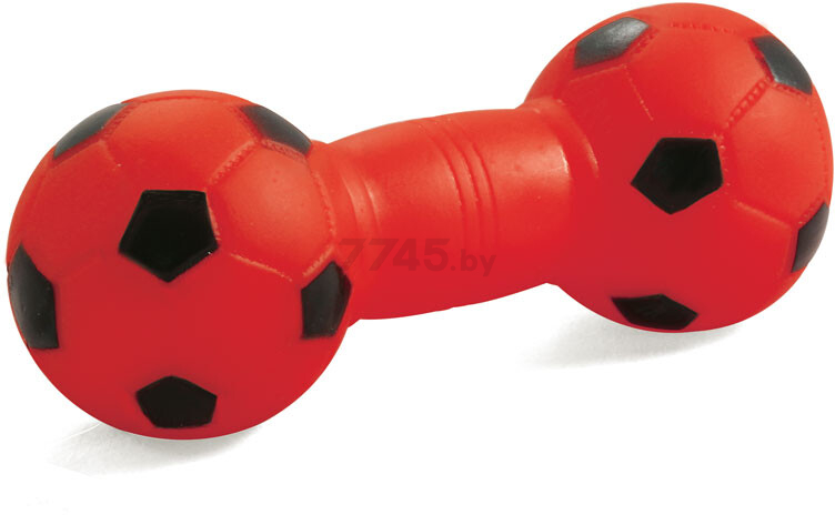 Игрушка для собак TRIOL Гантель футбольная 13 см (12101050) - Фото 3