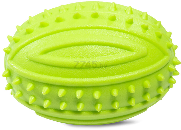 Игрушка для собак TRIOL Мяч для регби с шипами 9 см (12191191) - Фото 2