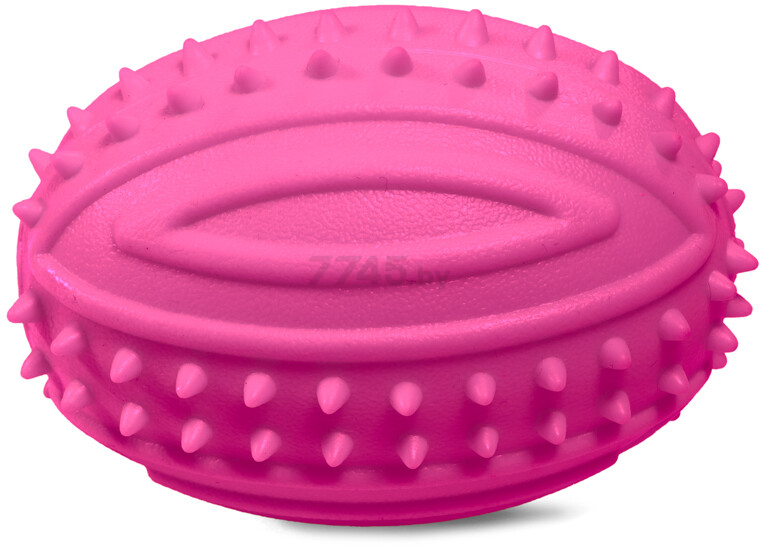 Игрушка для собак TRIOL Мяч для регби с шипами 9 см (12191191) - Фото 3