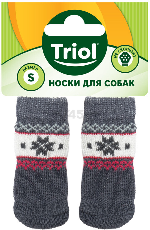 Носки для собак TRIOL Снежинка S (12231039)