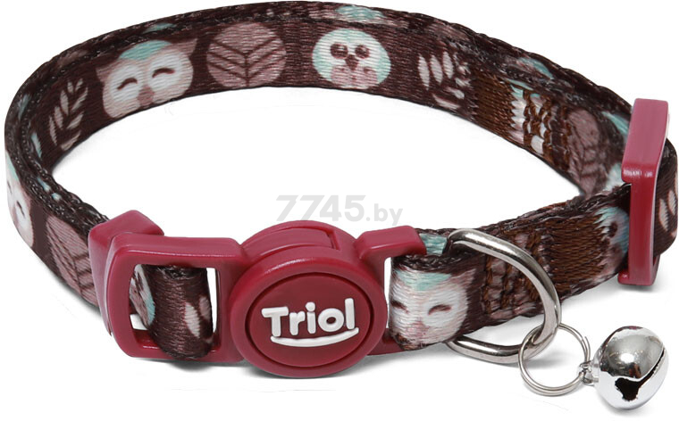 Ошейник для кошек TRIOL Сова нейлон XS 1x21-33 см (21261019) - Фото 2