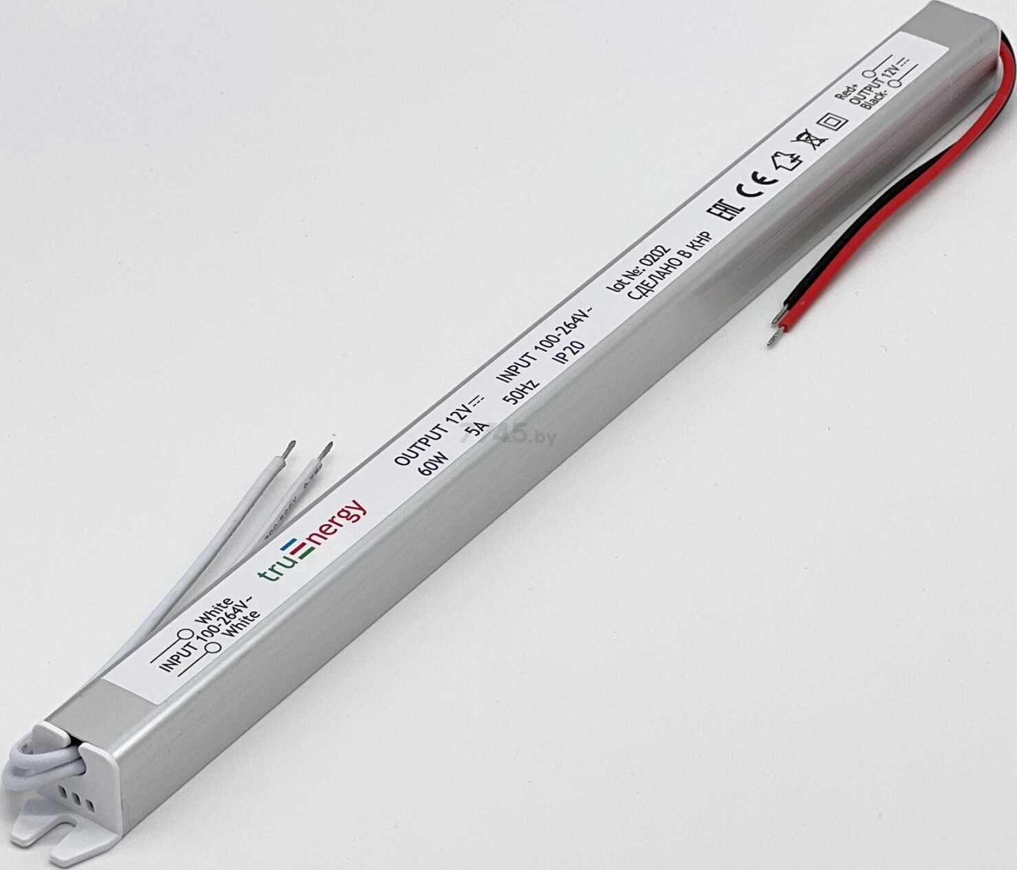Драйвер для светодиодной ленты 12В 60Вт TRUENERGY Block Pencil (17032) - Фото 2