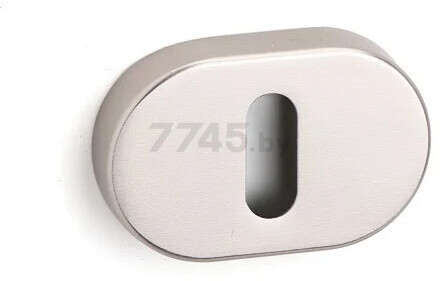 Накладка дверная на цилиндр SYSTEM PS OV NBMX брашированный матовый никель (040144682)