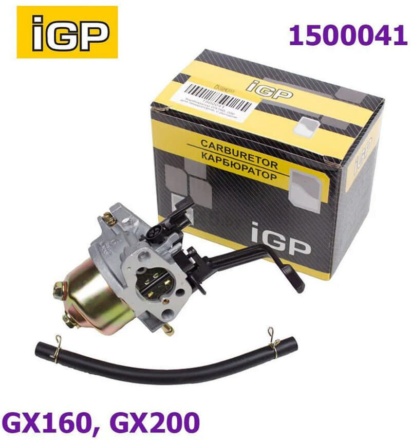 Карбюратор с рычагом для генераторов Honda GX160/200 IGP (1500041) - Фото 2