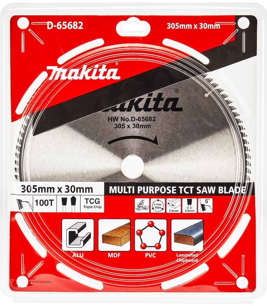 Диск пильный 305х30 мм 100 зубьев MAKITA (D-65682) - Фото 3