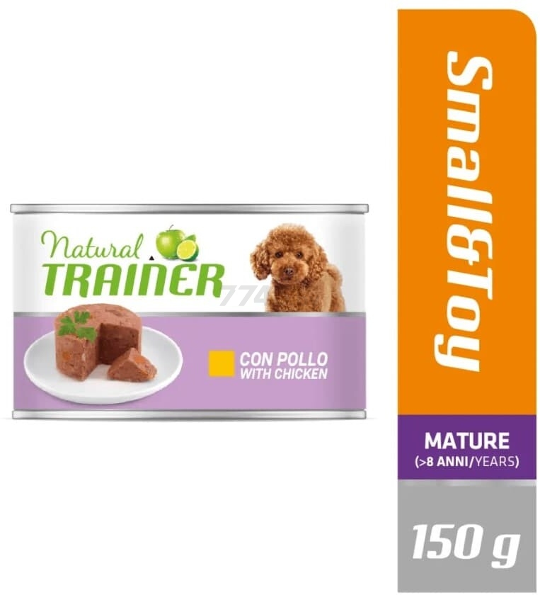 Влажный корм для собак TRAINER Natural Dog Mature Mini курица 150 г (5434) - Фото 3