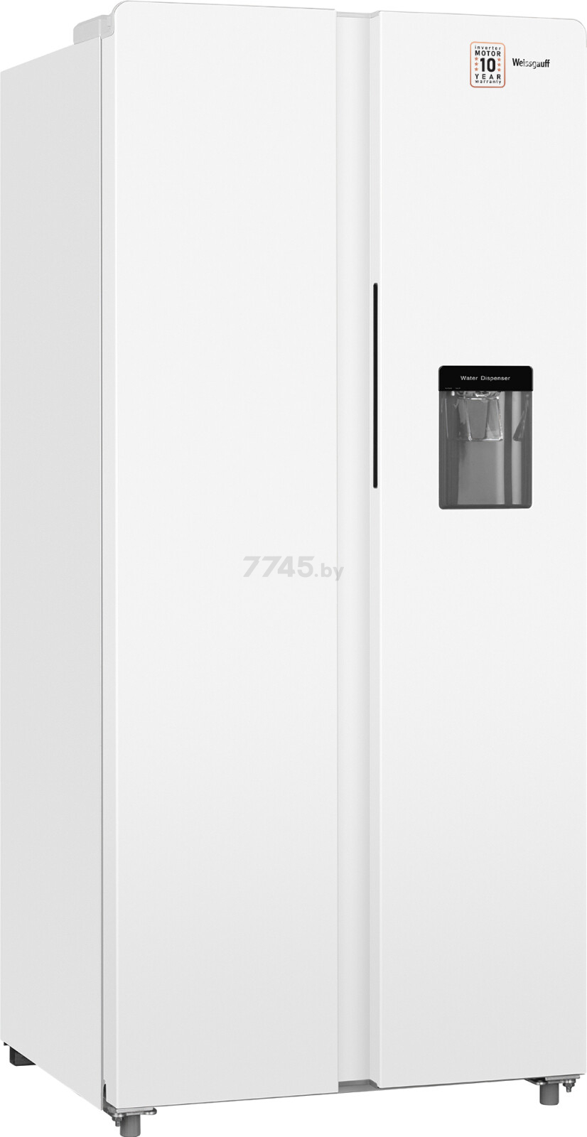Холодильник WEISSGAUFF WSBS 600 W NoFrost Inverter Water Dispenser (WSBS600WNoFrostInverterWa) - Фото 2
