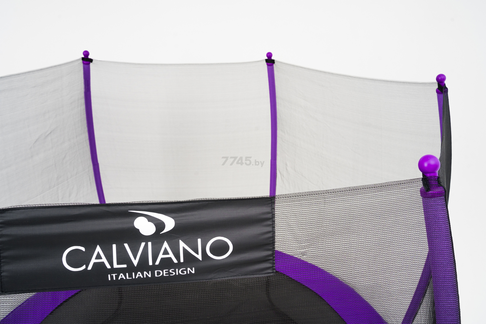 Батут CALVIANO Master D252 Outside с защитной сеткой Purple - Фото 10