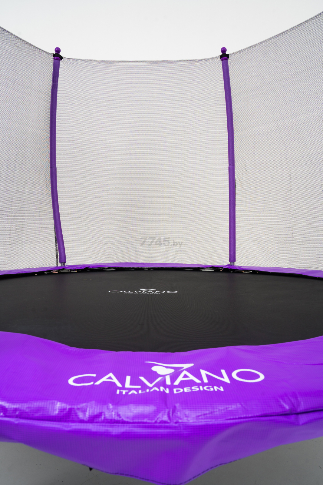 Батут CALVIANO Master D252 Outside с защитной сеткой Purple - Фото 6
