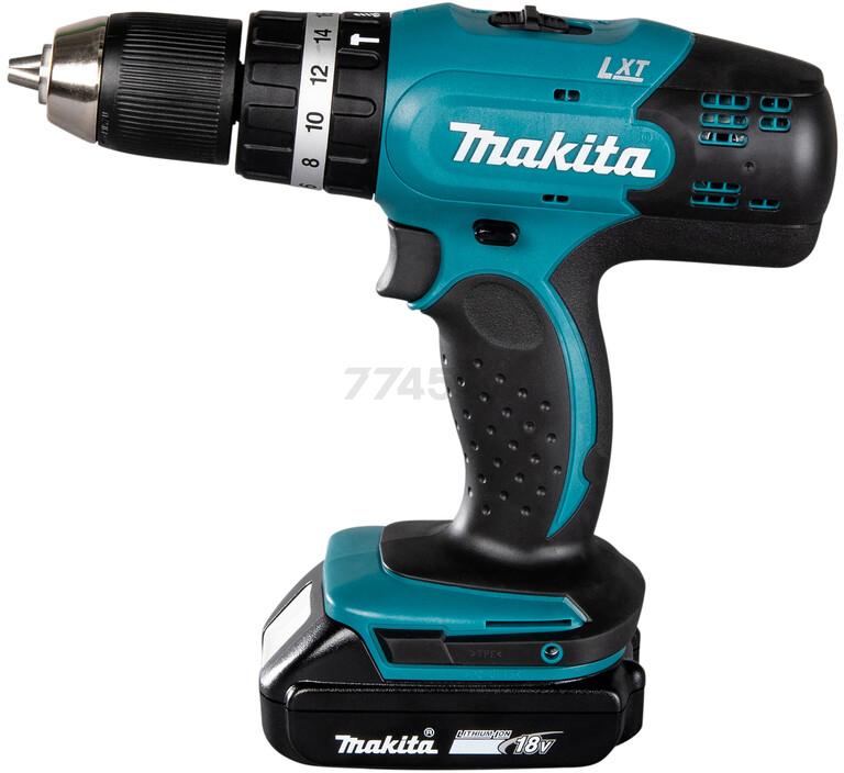 Дрель-шуруповерт аккумуляторная ударная MAKITA DHP 453 SYE (DHP453SYE) - Фото 4