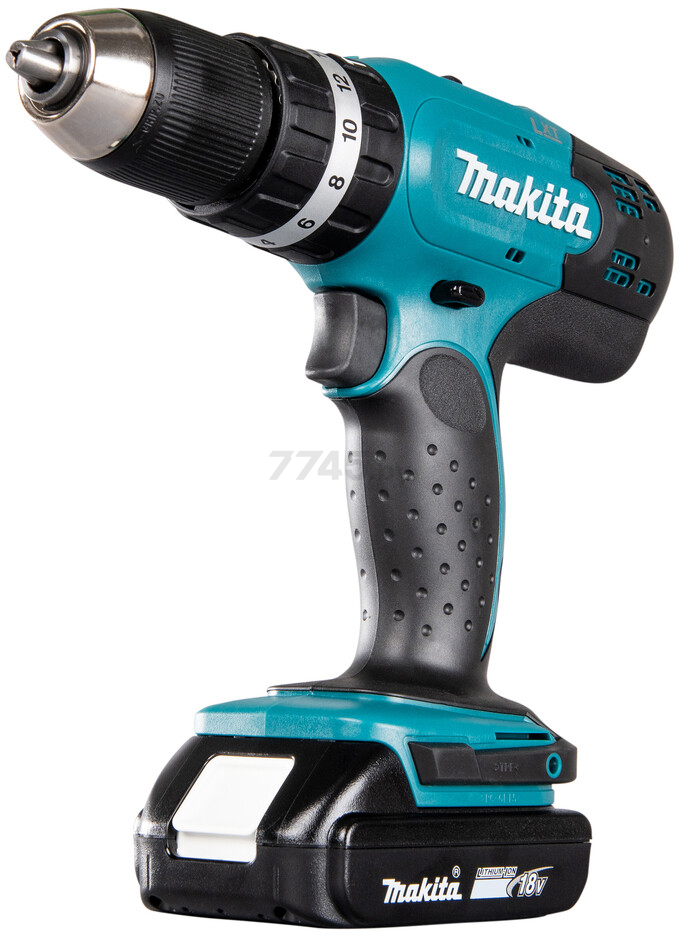 Дрель-шуруповерт аккумуляторная ударная MAKITA DHP 453 SYE (DHP453SYE) - Фото 11