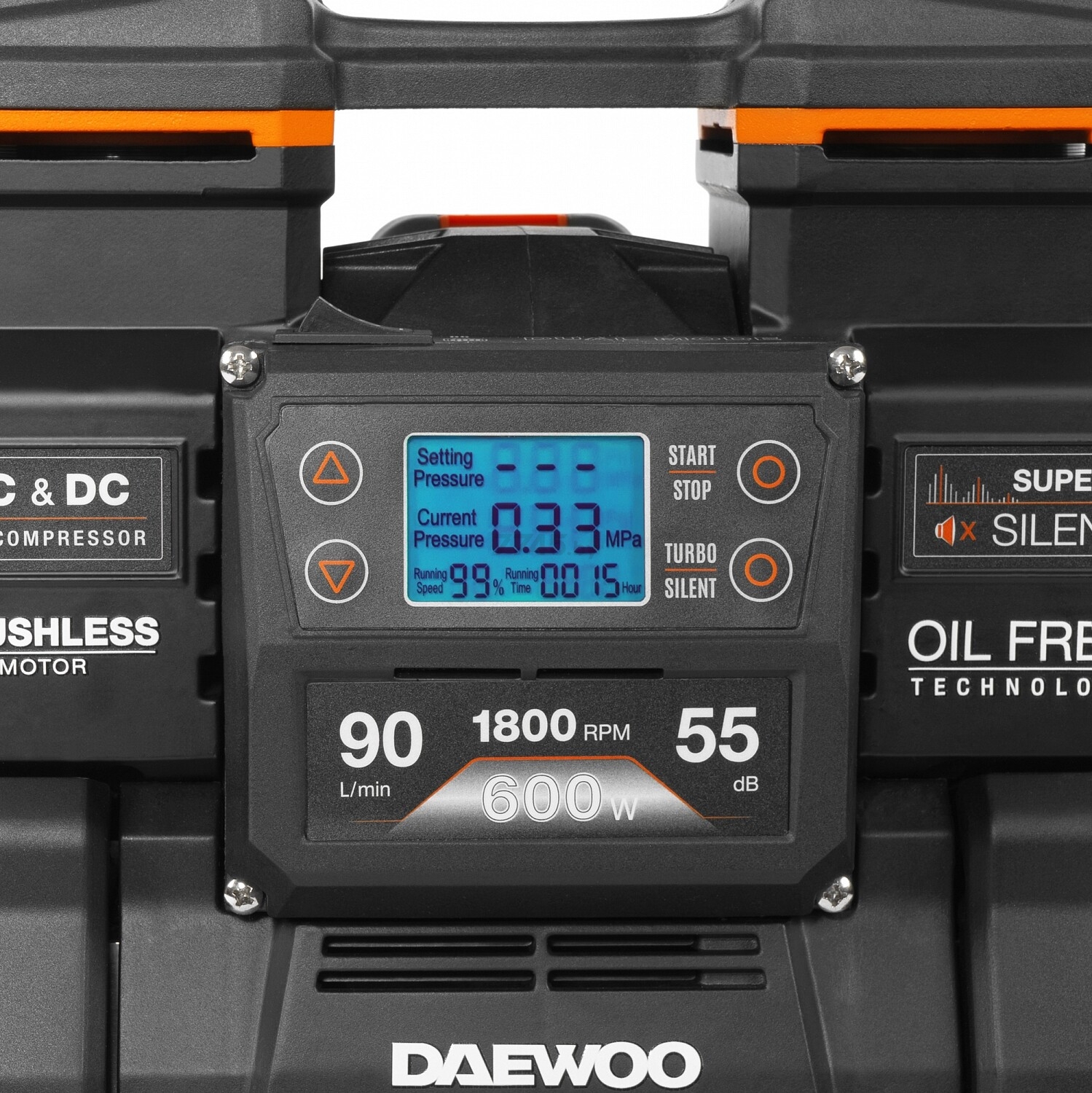 Компрессор безмасляный аккумуляторный DAEWOO POWER DAC 90SLi SET - Фото 13