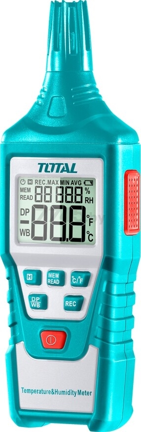 Измеритель влажности и температуры цифровой TOTAL TETHT01